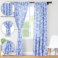 polyester long door curtains