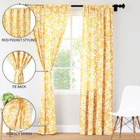 polyester long door curtains