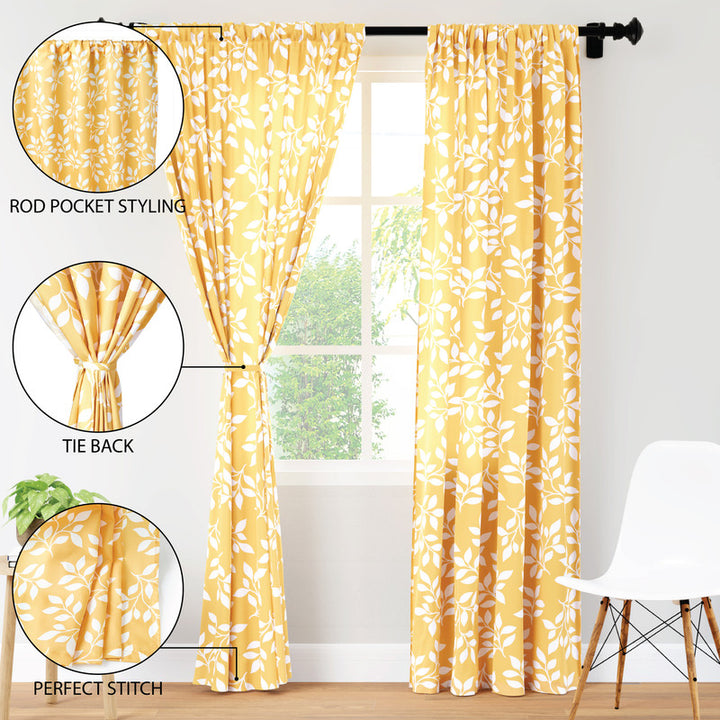 polyester long door curtains