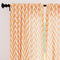 Micro Fire Orange Curtain (Pack of 2)