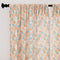 Micro Big Triangles Apricot Curtain (Pack of 2)
