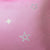Blackout Polyester Star Pink Curtain (Pack of 2)