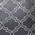 Blackout Polyester Trellis Grey Curtain (Pack of 2)