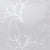 Blackout Polyester Twigs Light Grey Curtain (Pack of 2)
