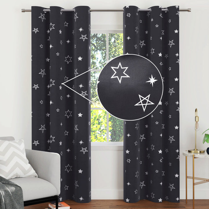 blackout polyester door curtains