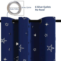 blackout polyester long door curtains