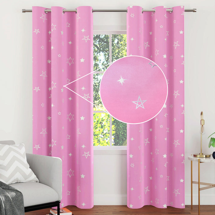 blackout polyester long door curtains