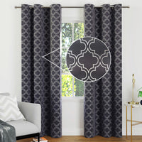 blackout polyester door curtains