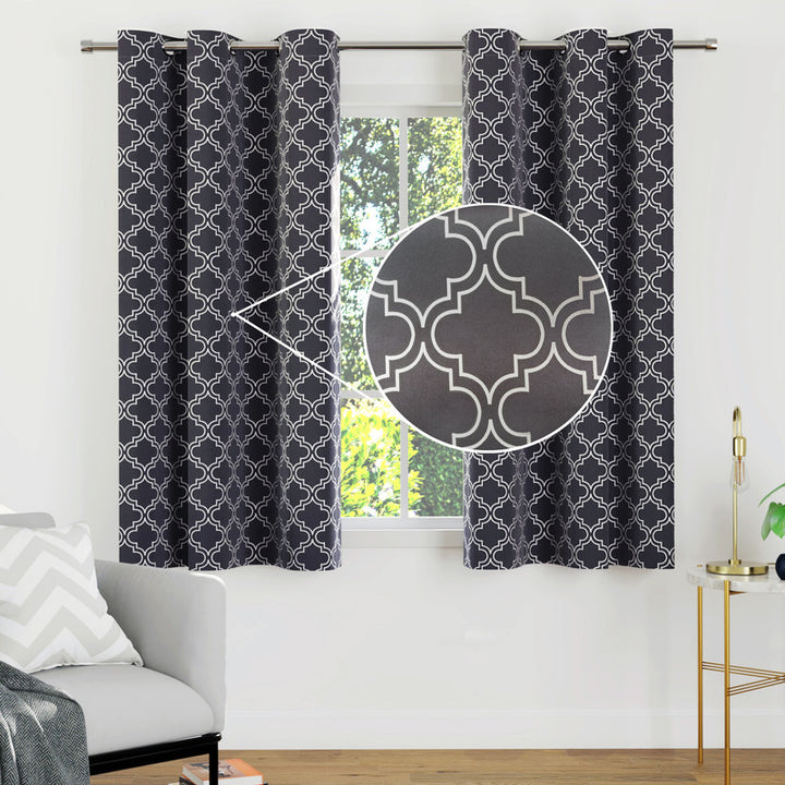 blackout polyester window curtains