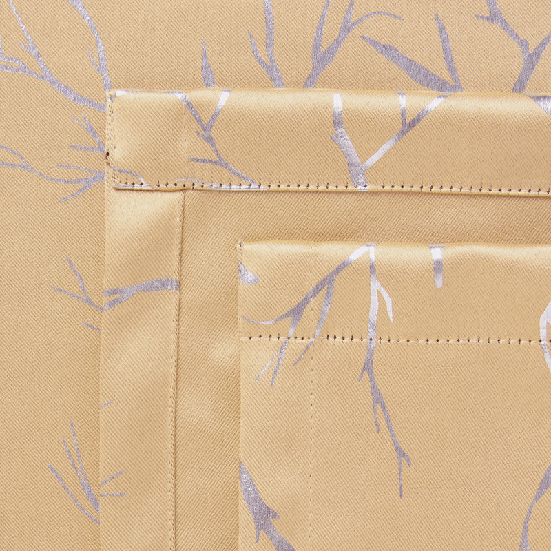 blackout polyester long door curtains
