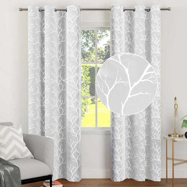 blackout polyester door curtains