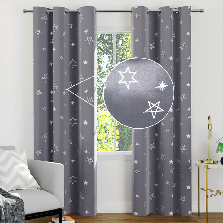 blackout polyester long door curtains