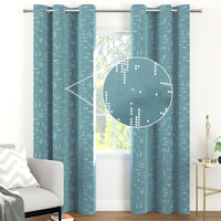 blackout polyester long door curtains