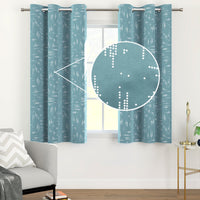 blackout polyester window curtains