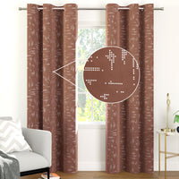 blackout polyester long door curtains