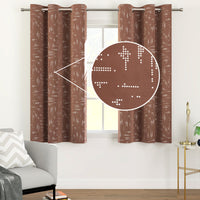 blackout polyester window curtains