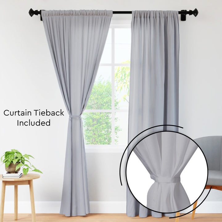 polyester long door curtain