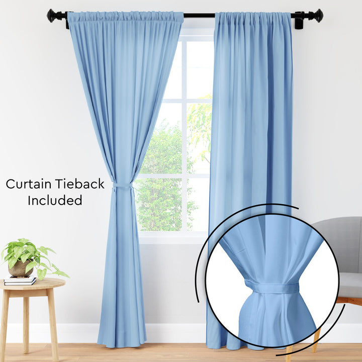 polyester long door curtain