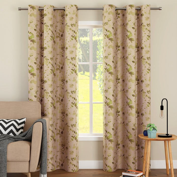 blackout polyester long door curtains