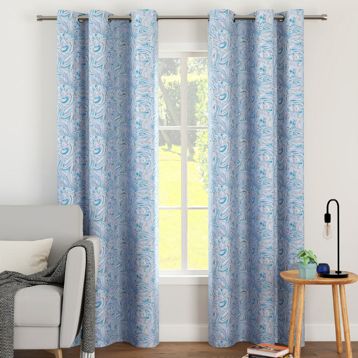 blackout polyester long door curtains