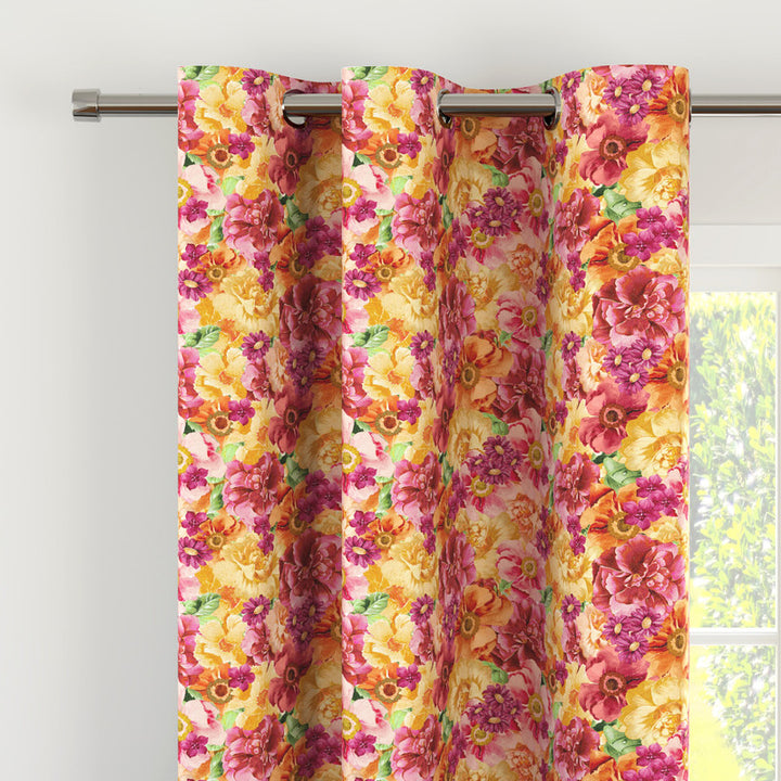 blackout polyester long door curtains