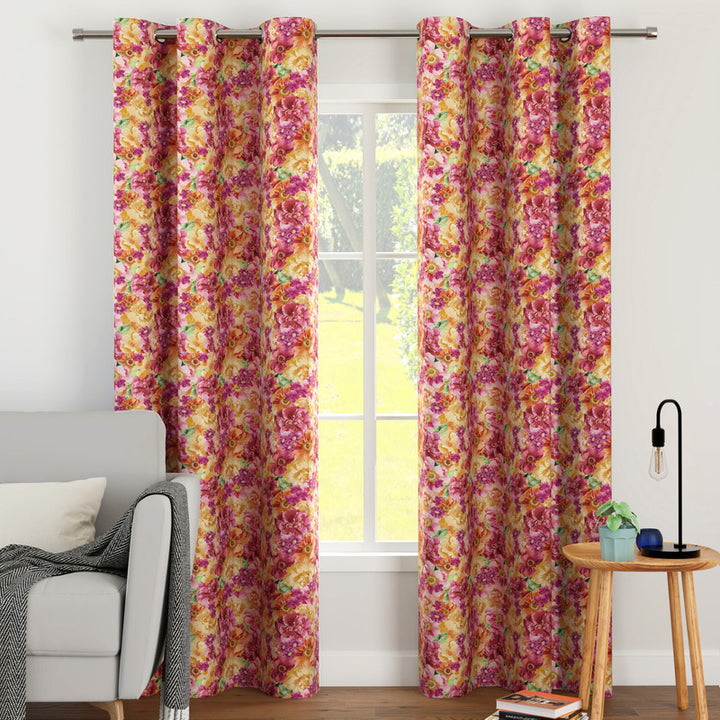 blackout polyester long door curtains