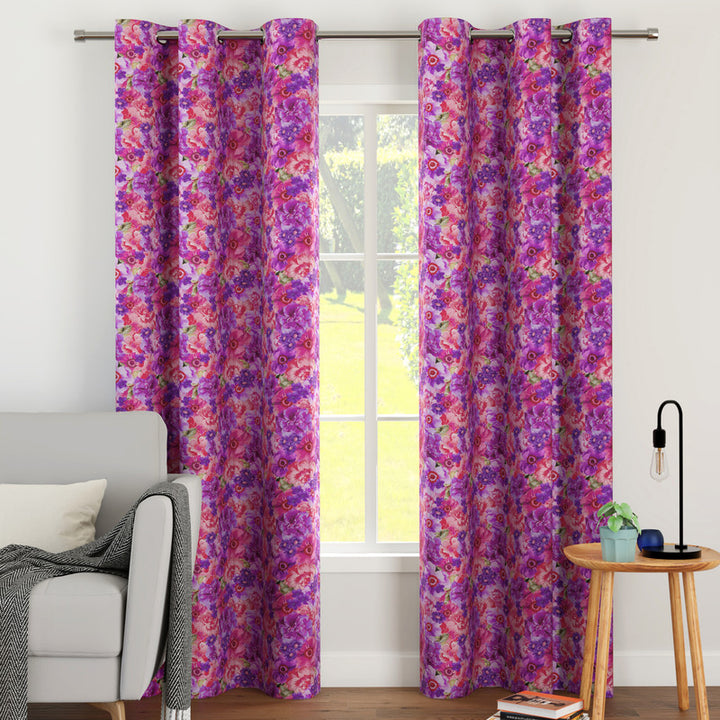 blackout polyester long door curtains