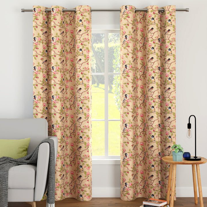 blackout polyester long door curtains