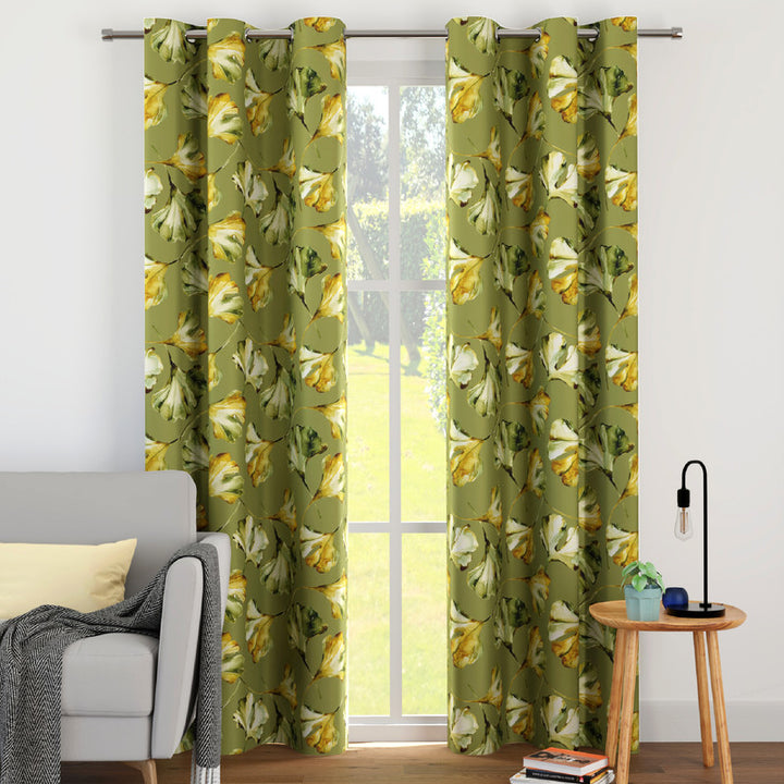 blackout polyester long door curtains