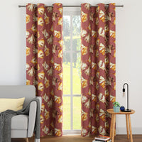 blackout polyester long door curtains