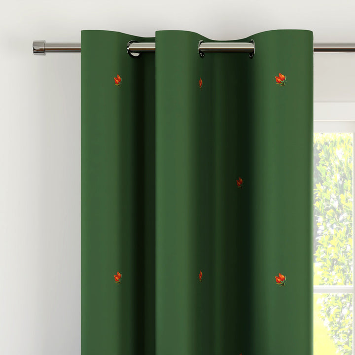 blackout polyester door curtains