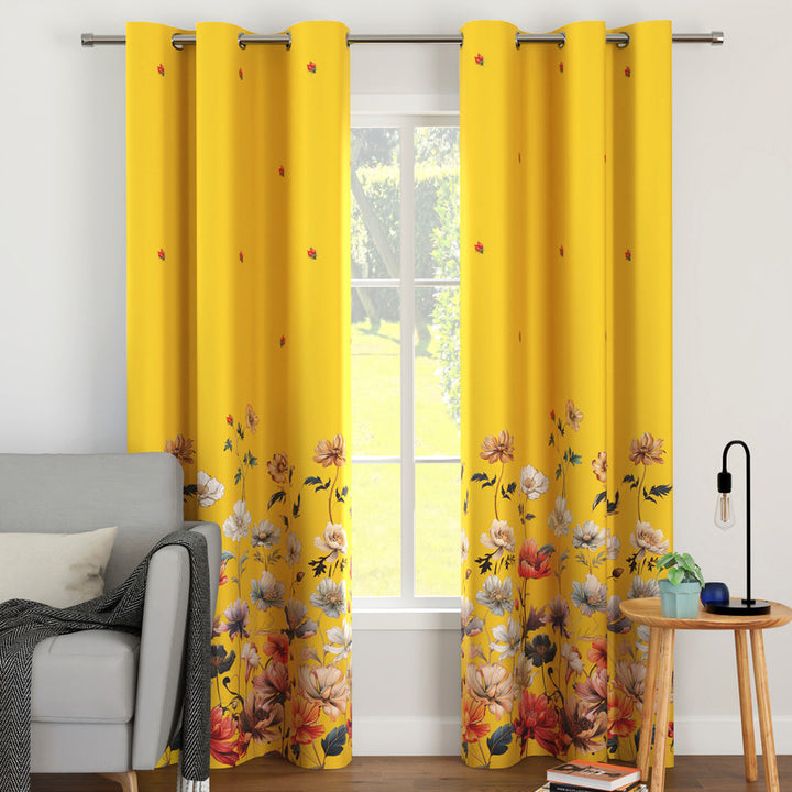 blackout polyester door curtains