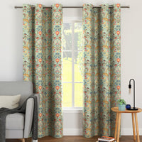 blackout polyester long door curtains