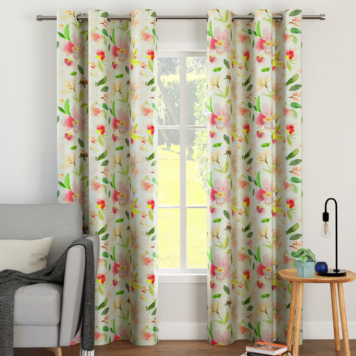 blackout polyester long door curtains