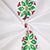 Polyester Boho Bright Green Curtain (Pack of 2)