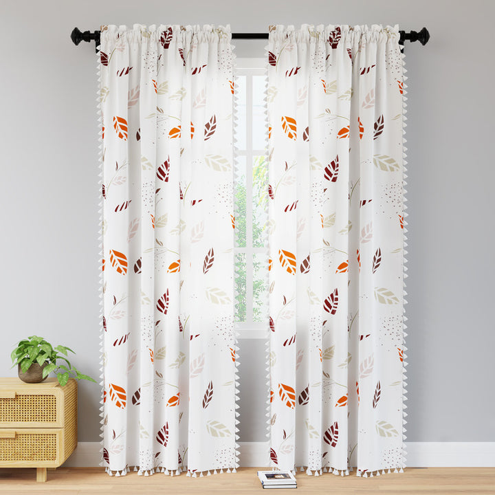 polyester long door curtains