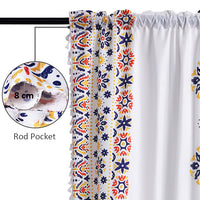 polyester long door curtains