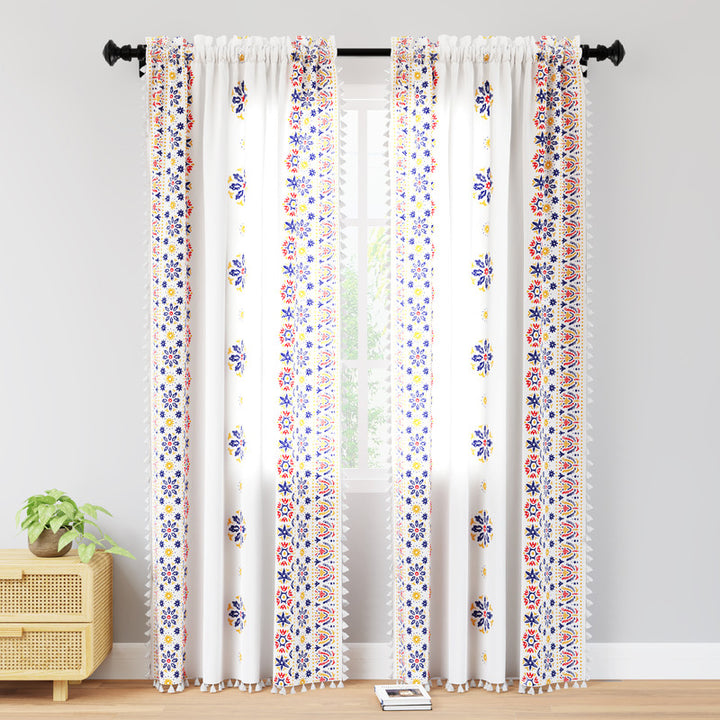 polyester long door curtains