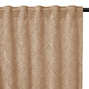 Embossed Velvet Beige Curtain