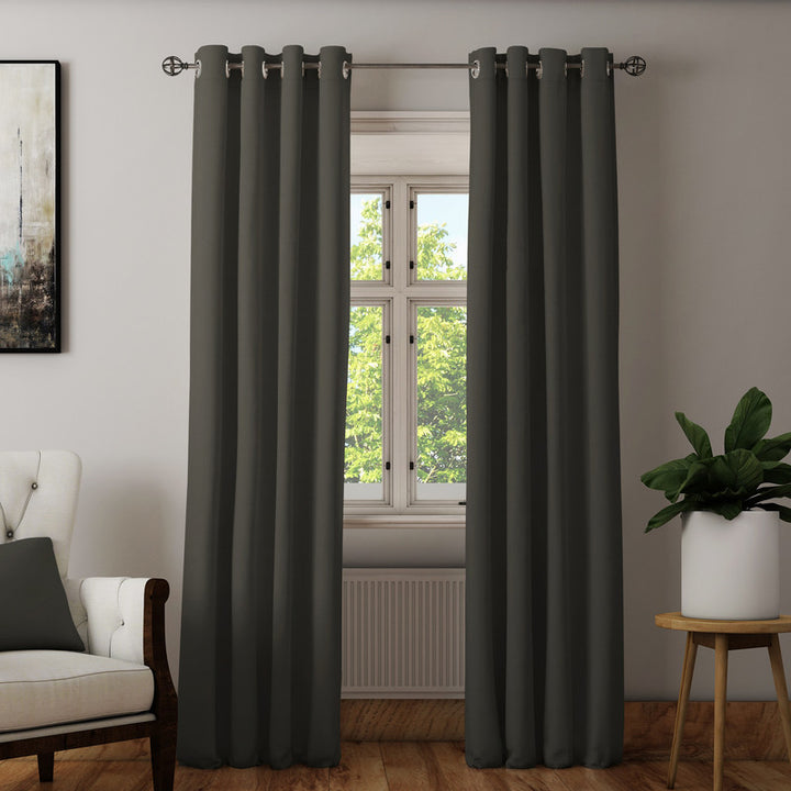 cotton long door curtain