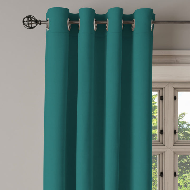 cotton long door curtain