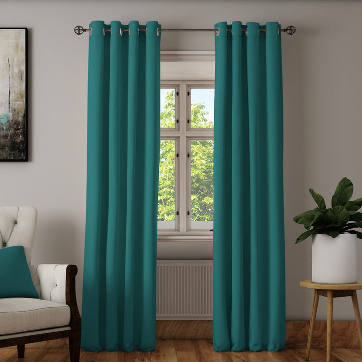 cotton long door curtain