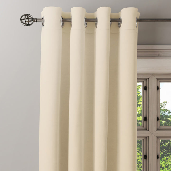 cotton long door curtain