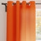 Canvas Orange Curtain (Pack of 1)