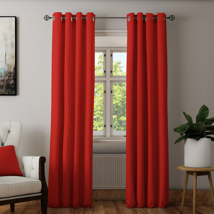 cotton long door curtain