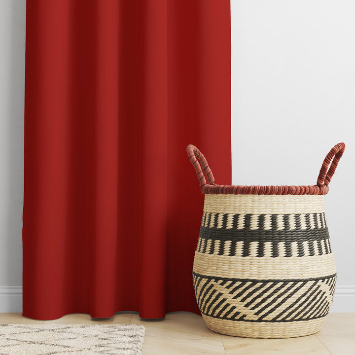 cotton long door curtain