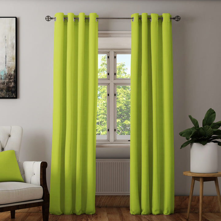 cotton long door curtain