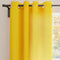 Canvas Sunbeam Yellow Curtain (Pack of 1)
