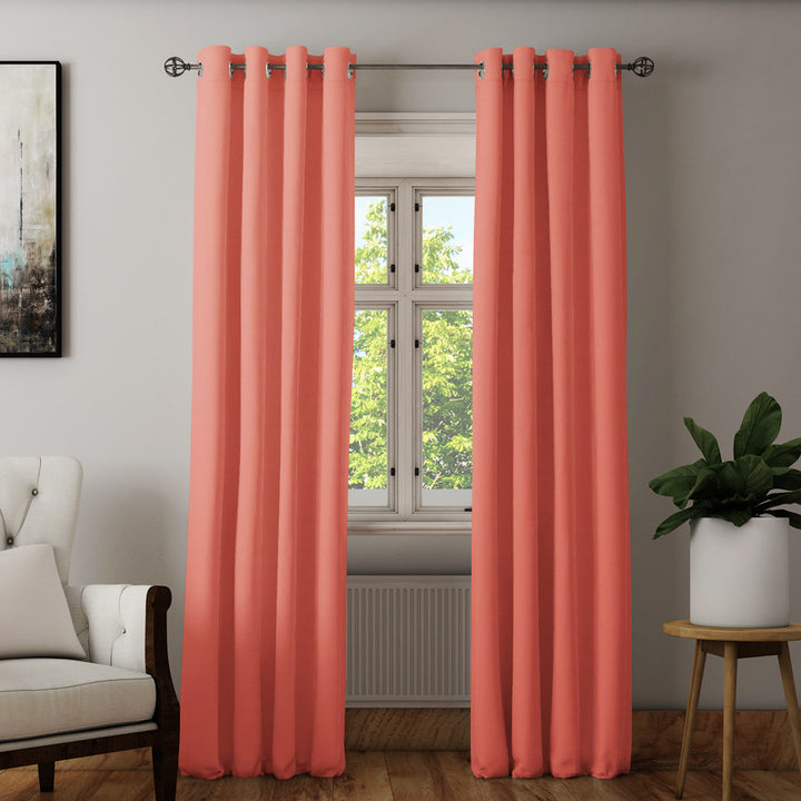 cotton long door curtain