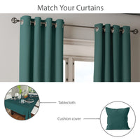 cotton long door curtain